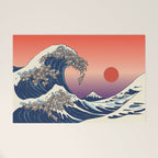 The Great Wave of Sloth Welcome Mat Gallery Image 1