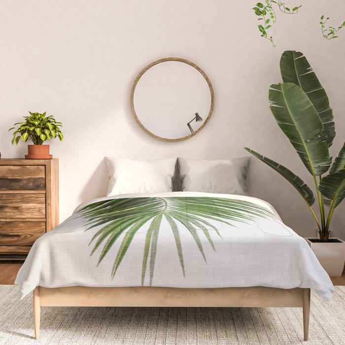 Palm Leaf I Comforter Gallery Image 3