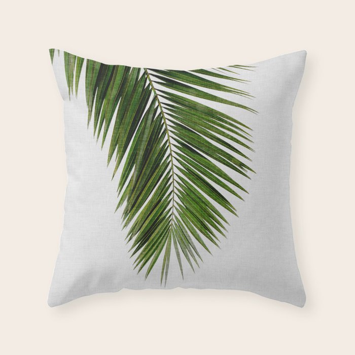 Palm Leaf I Throw Pillow Gallery Image 6