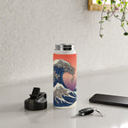 The Great Wave of Sloth Water Bottle Gallery Image 5