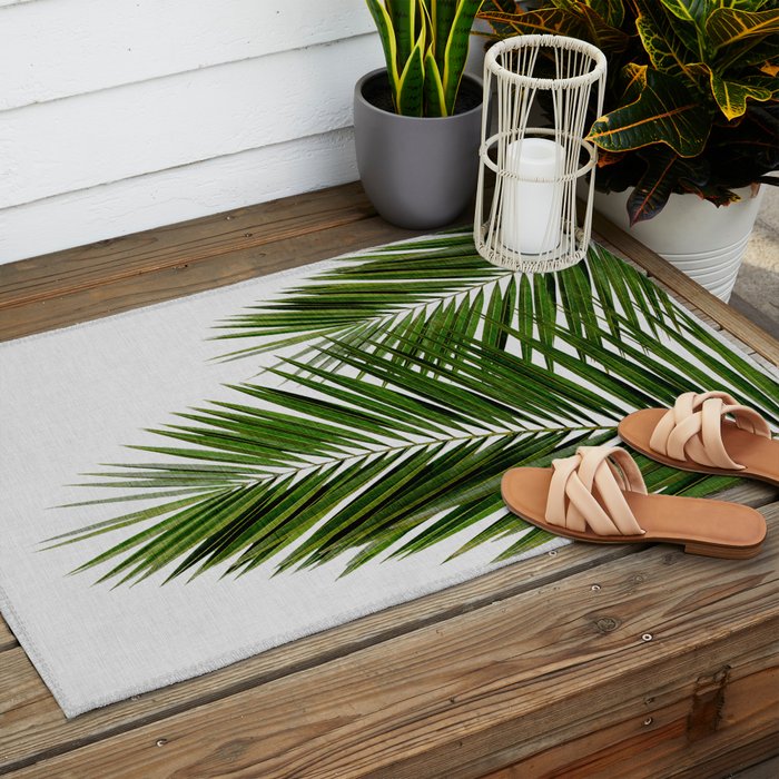 Palm Leaf II Outdoor Rug Gallery Image 2