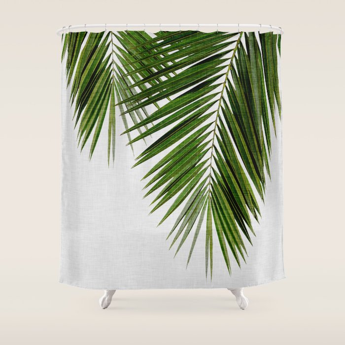 Palm Leaf II Shower Curtain Gallery Image 1