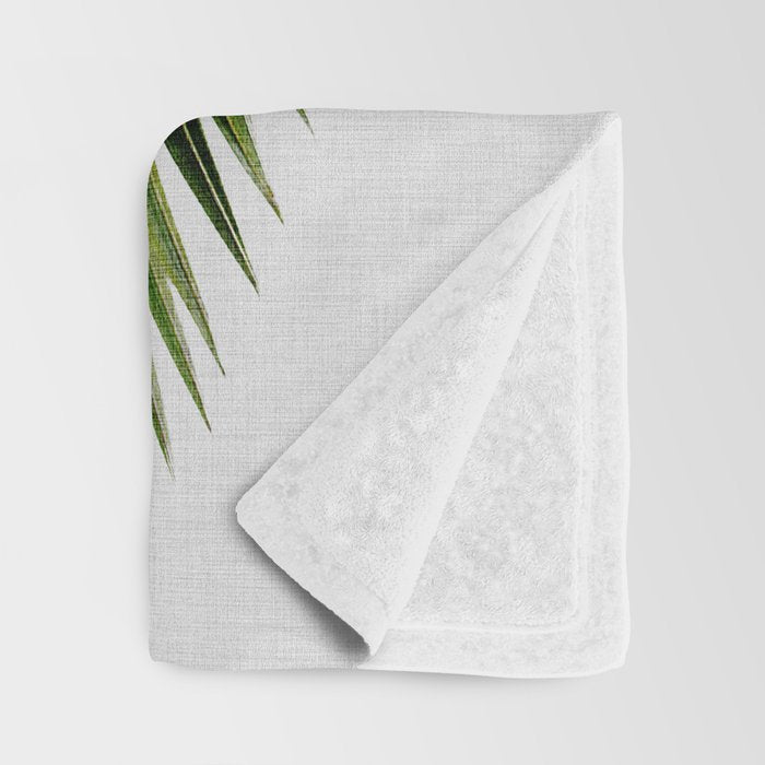 Palm Leaf II Throw Blanket Gallery Image 3