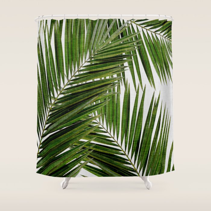 Palm Leaf III Shower Curtain Gallery Image 1