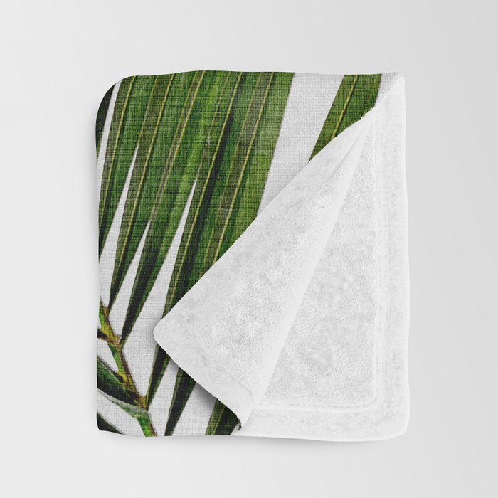 Palm Leaf III Throw Blanket Gallery Image 3