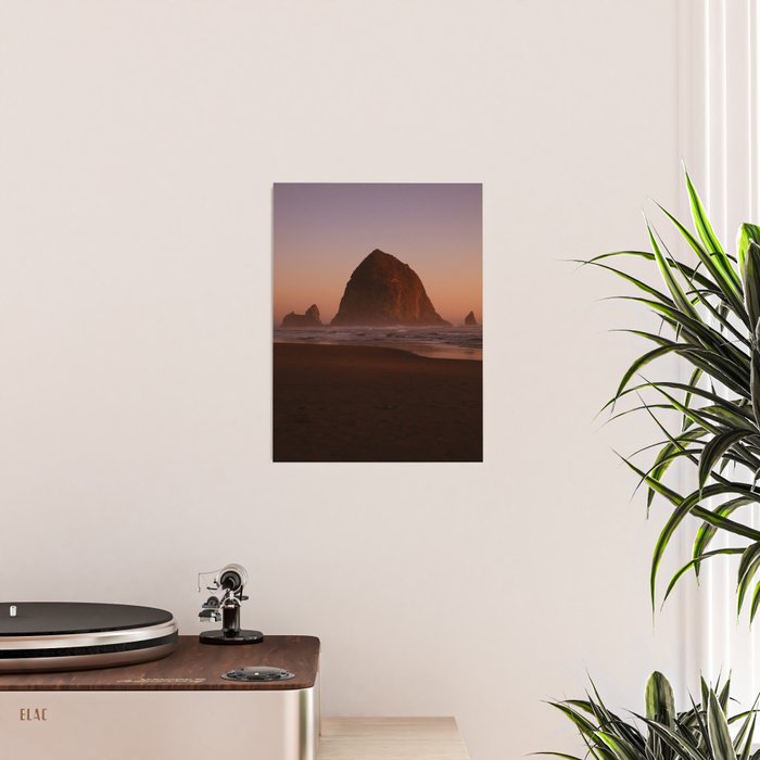 Haystack Rock Sunset II Poster Gallery Image 2