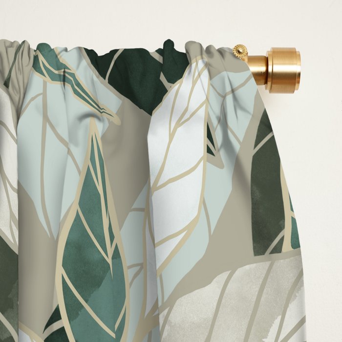 Gold forest Window Curtain Gallery Image 2