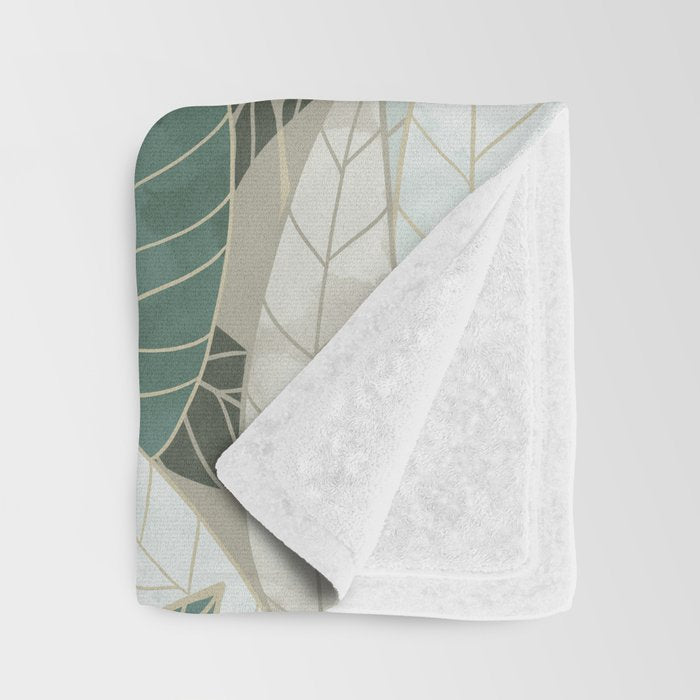 Gold forest Throw Blanket Gallery Image 3