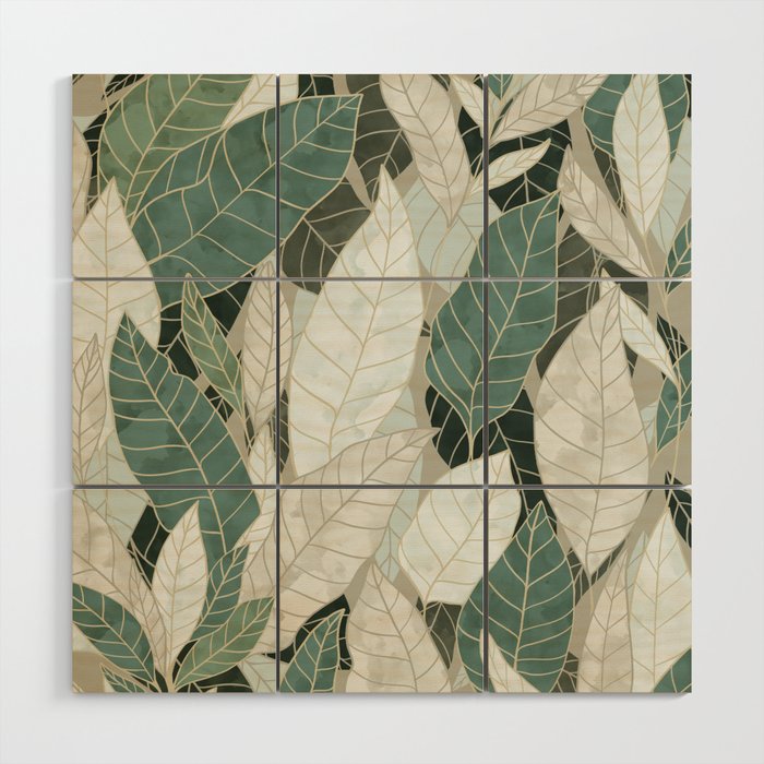 Gold forest Wood Wall Art Gallery Image 1
