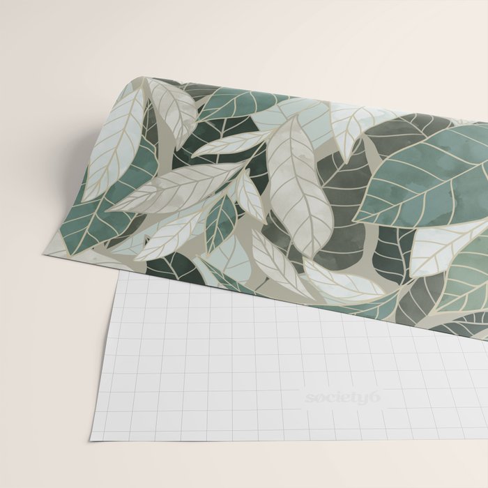 Gold forest Wrapping Paper Gallery Image 2