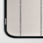 French Cream Linen Stripe Laptop Sleeve Gallery Image 3