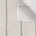 French Cream Linen Stripe Wall Tapestry Gallery Image 3