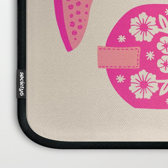 Cowgirl Boots â Hot Pink Ombre Laptop Sleeve Gallery Image 3