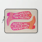 Cowgirl Boots â Hot Pink Ombre Laptop Sleeve Gallery Image 1