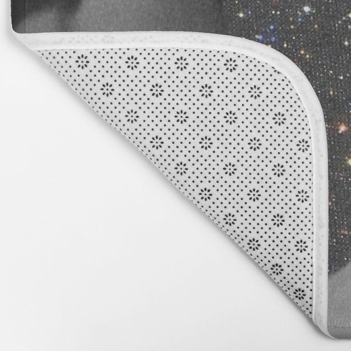 LOVE | glitter collage art | shadows | feelings | passion | sparkle art | glitter art | bling  Bath Mat Gallery Image 2