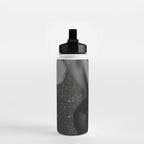 LOVE | glitter collage art | shadows | feelings | passion | sparkle art | glitter art | bling  Water Bottle Gallery Image 2