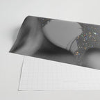 LOVE | glitter collage art | shadows | feelings | passion | sparkle art | glitter art | bling  Wrapping Paper Gallery Image 2