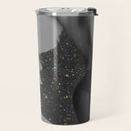 LOVE | glitter collage art | shadows | feelings | passion | sparkle art | glitter art | bling  Travel Mug Gallery Image 2