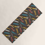 Ski Fun: Vintage Style  Yoga Mat Gallery Image 1