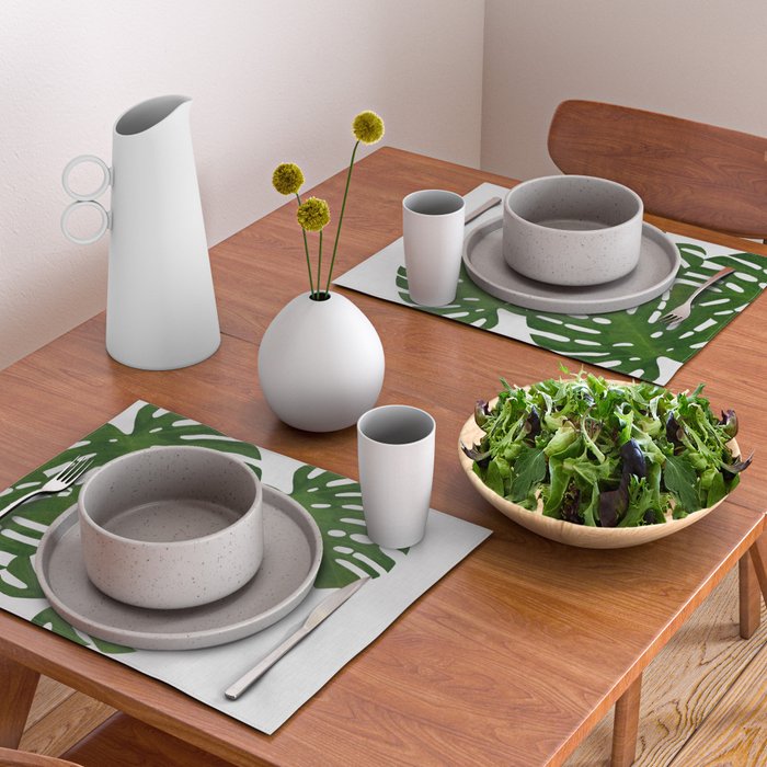 Monstera Leaf I Placemat Gallery Image 2