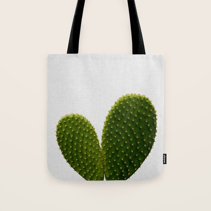 Heart Cactus Tote Bag Gallery Image 1