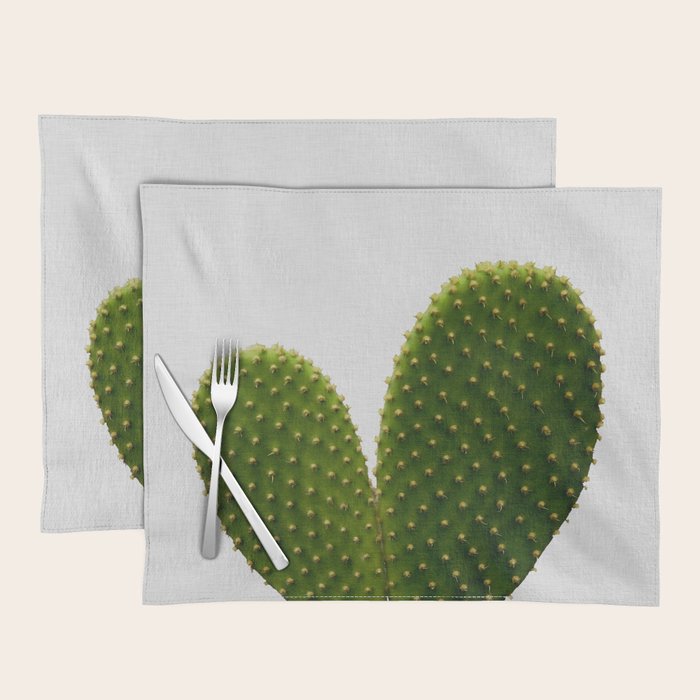 Heart Cactus Placemat Gallery Image 1