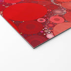 Red Poppies - colorful flower abstract design Welcome Mat Gallery Image 2