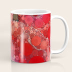 Red Poppies - colorful flower abstract design Coffee Mug Gallery Image 1