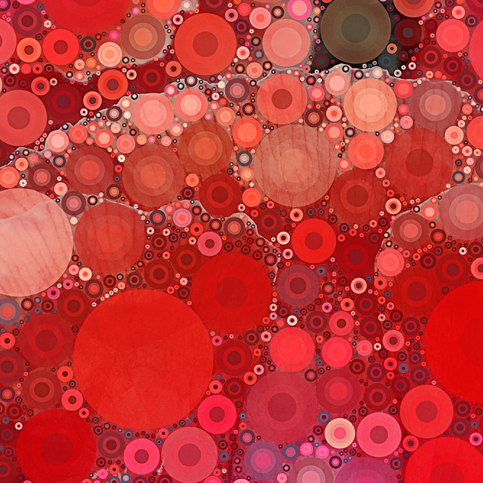 Red Poppies - colorful flower abstract design Coffee Mug Gallery Image 2