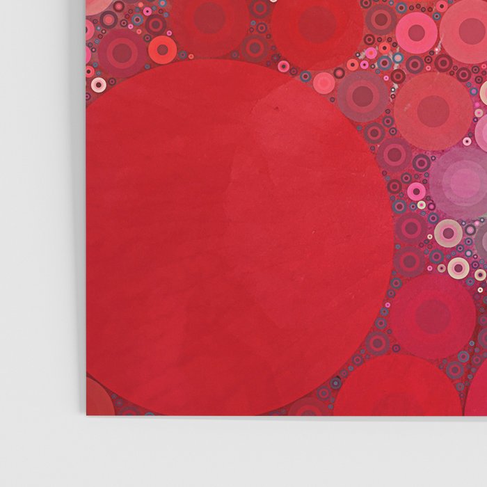 Red Poppies - colorful flower abstract design Poster Gallery Image 3