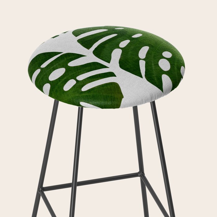 Monstera Leaf III Stool Gallery Image 2