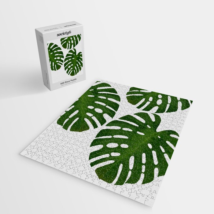 Monstera Leaf III Jigsaw Puzzle Gallery Image 2