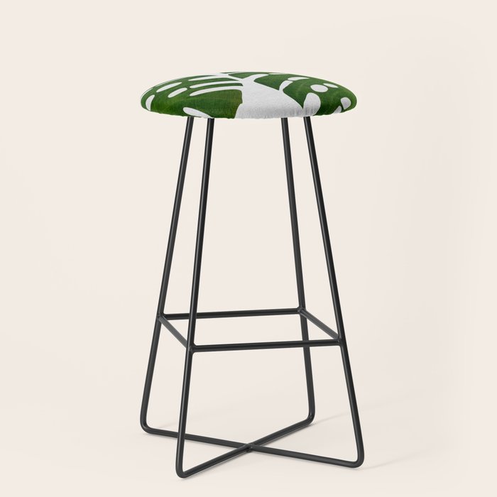 Monstera Leaf III Stool Gallery Image 1