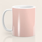 Dusty Blush Pink Solid Colour Coffee Mug Gallery Image 3