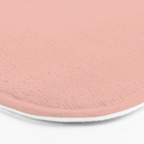 Dusty Blush Pink Solid Colour Bath Mat Gallery Image 3