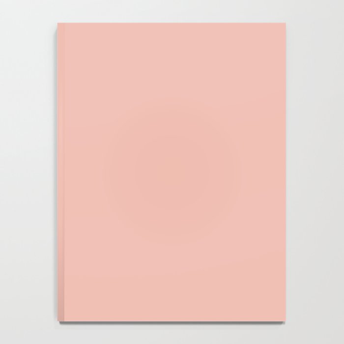 Dusty Blush Pink Solid Colour Notebook Gallery Image 4