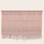 Dusty Blush Pink Solid Colour Wall Hanging Gallery Image 1