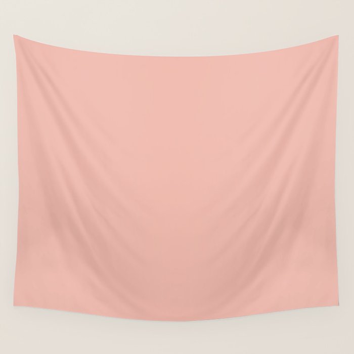 Dusty Blush Pink Solid Colour Wall Tapestry Gallery Image 4