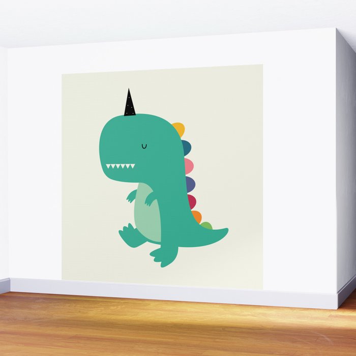 Dinocorn Wall Mural Gallery Image 2