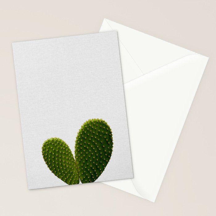 Heart Cactus Stationery Card Gallery Image 2