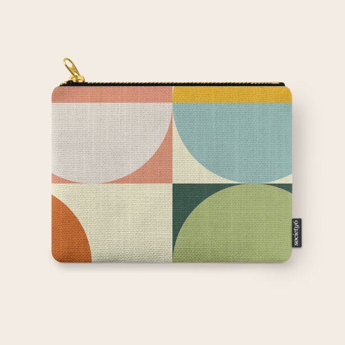 Abstract geometry checker 2 Carry All Pouch Gallery Image 1