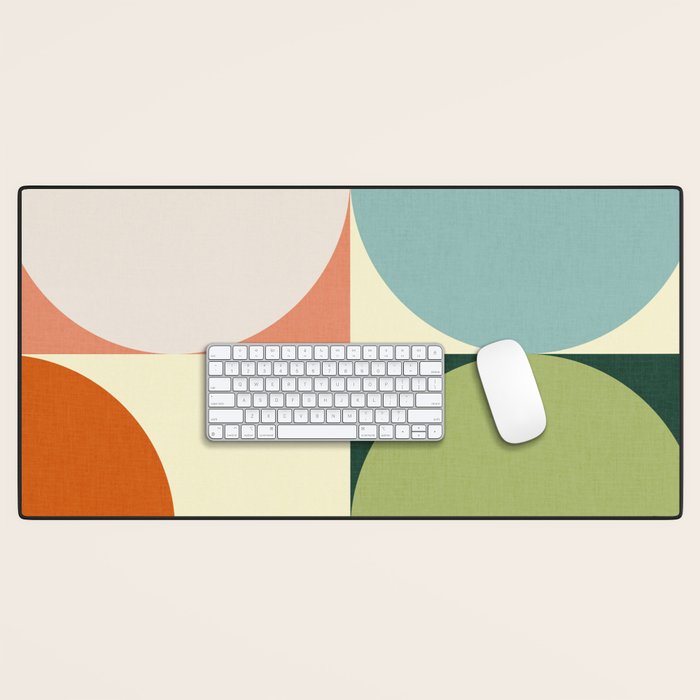 Abstract geometry checker 2 Desk Mat Gallery Image 1