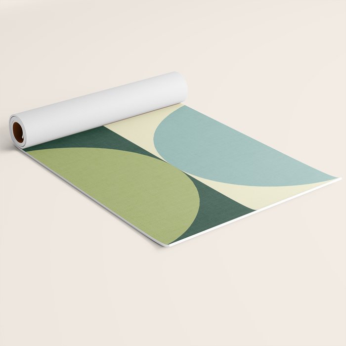 Abstract geometry checker 2 Yoga Mat Gallery Image 2