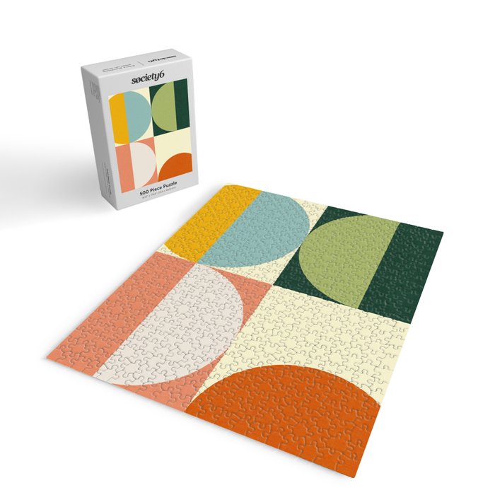 Abstract geometry checker 2 Jigsaw Puzzle Gallery Image 2