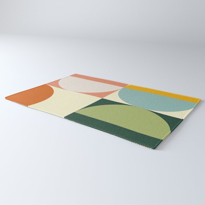 Abstract geometry checker 2 Rug Gallery Image 3