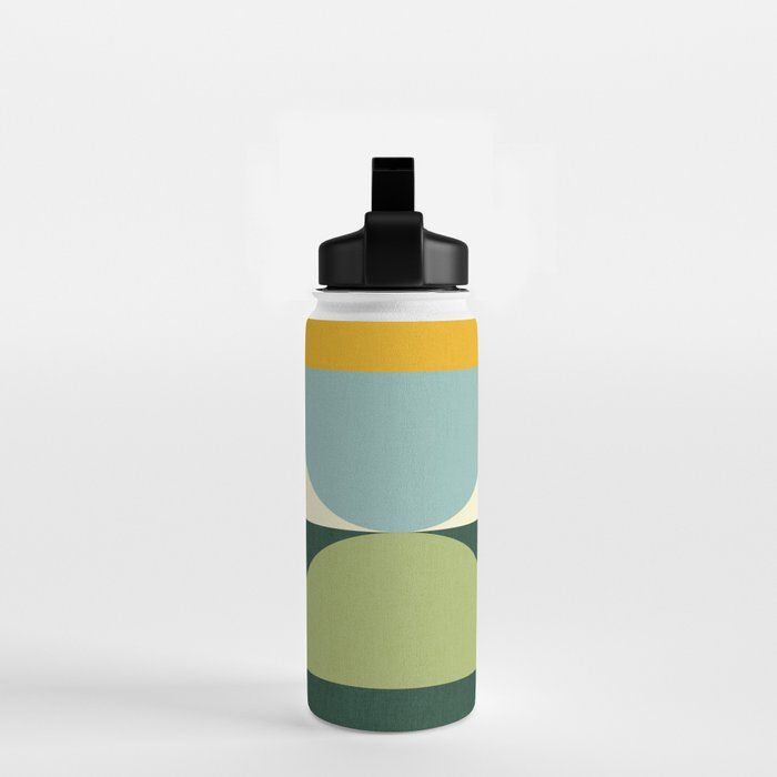 Abstract geometry checker 2 Water Bottle Gallery Image 2