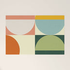 Abstract geometry checker 2 Welcome Mat Gallery Image 1