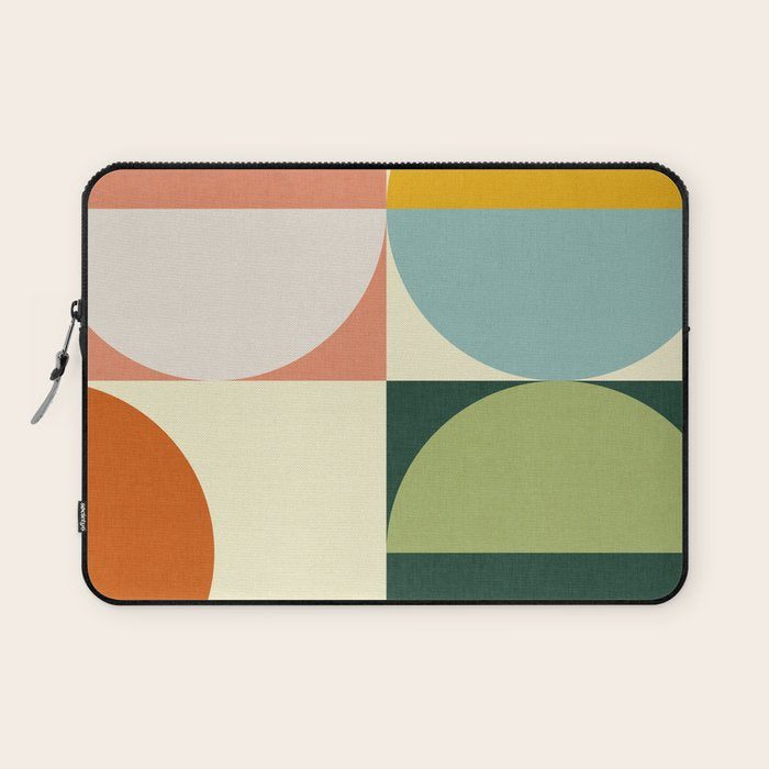 Abstract geometry checker 2 Laptop Sleeve Gallery Image 1