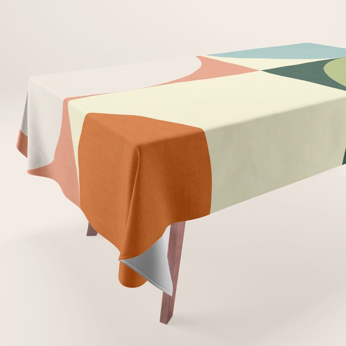 Abstract geometry checker 2 Tablecloth Gallery Image 1