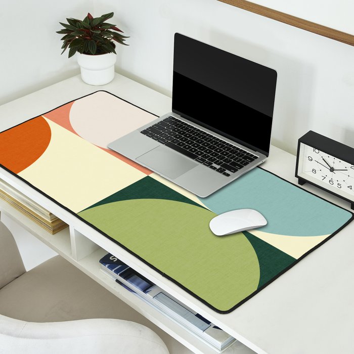 Abstract geometry checker 2 Desk Mat Gallery Image 2